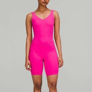 Align Onesie 8" Sonic Pink size 2 NWOT